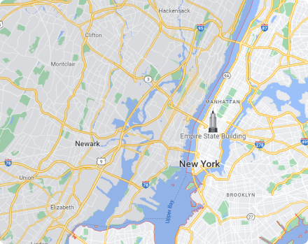 New York City map address